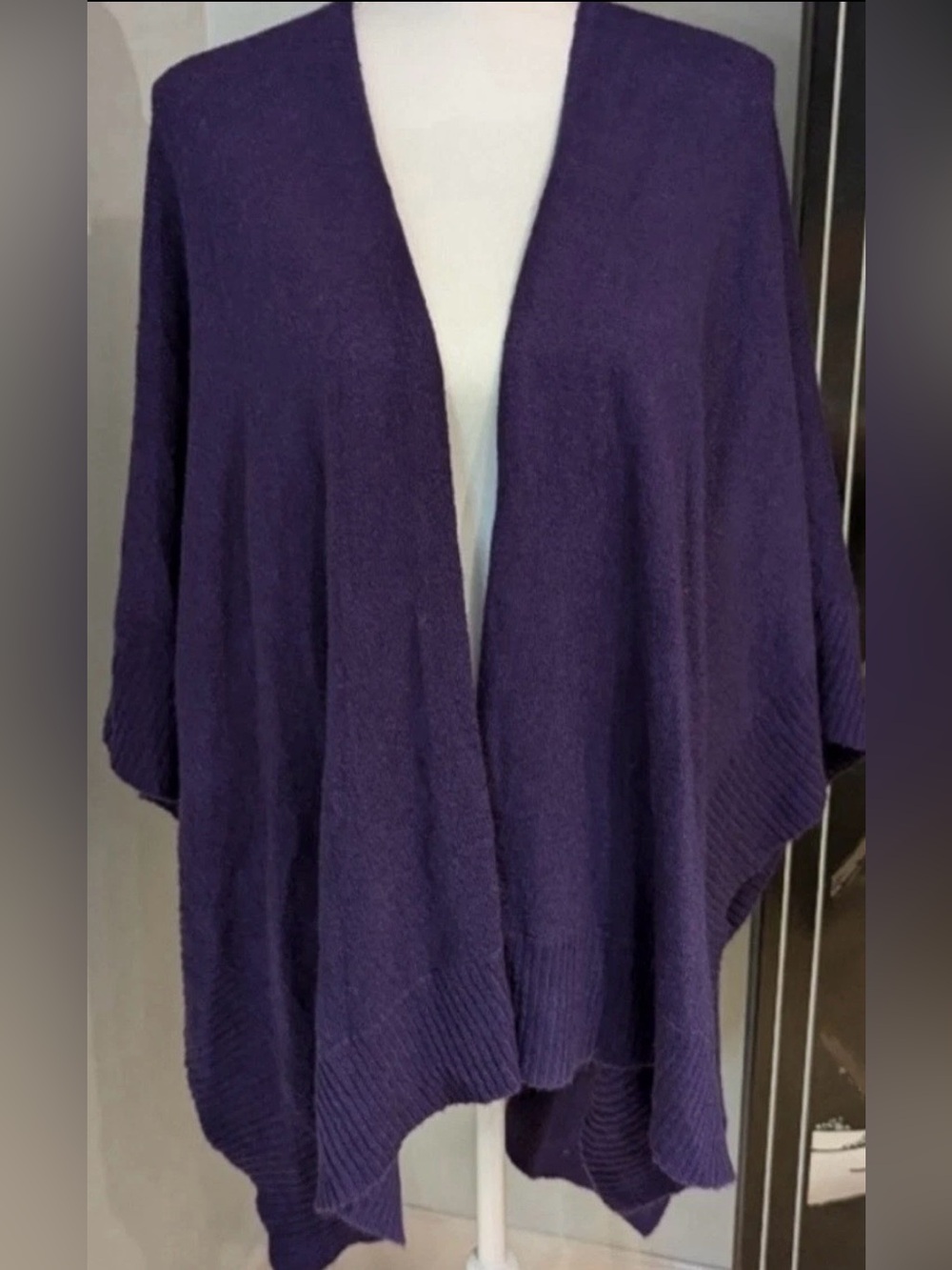 Chico's Shawl Women's One Size Soft Purple W/ Angora